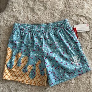 Colorful Ice Cream Print Shorts